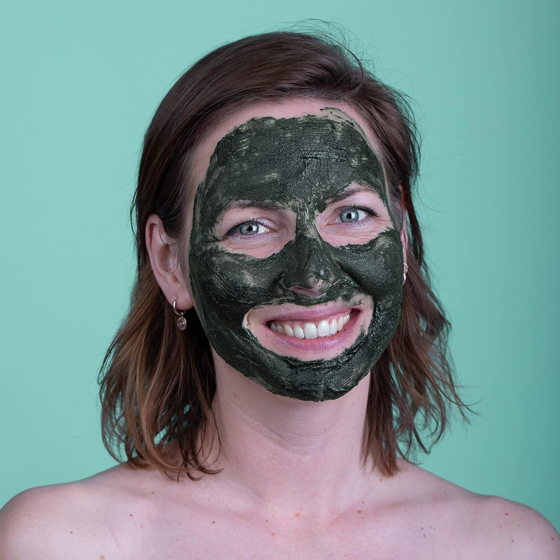 Máscara Facial Verde Purificante Orgânica com Ginkgo e Lucuma