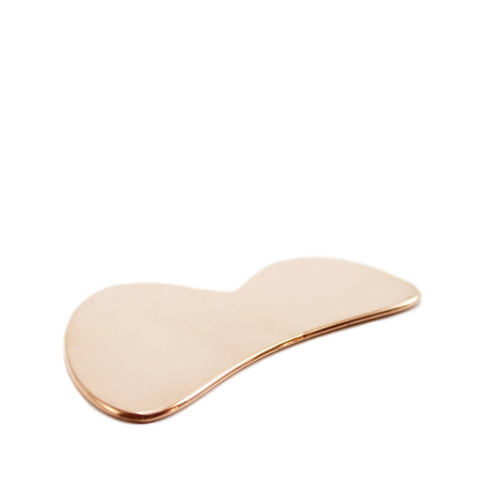 Gua Sha Ayurvédico de Cobre em Forma de B