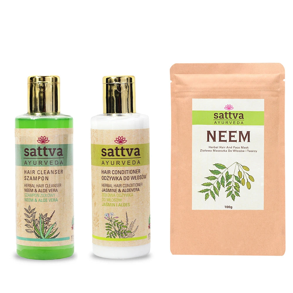 Ayurvedic Gift Set Purity and Balance for Oily Hair