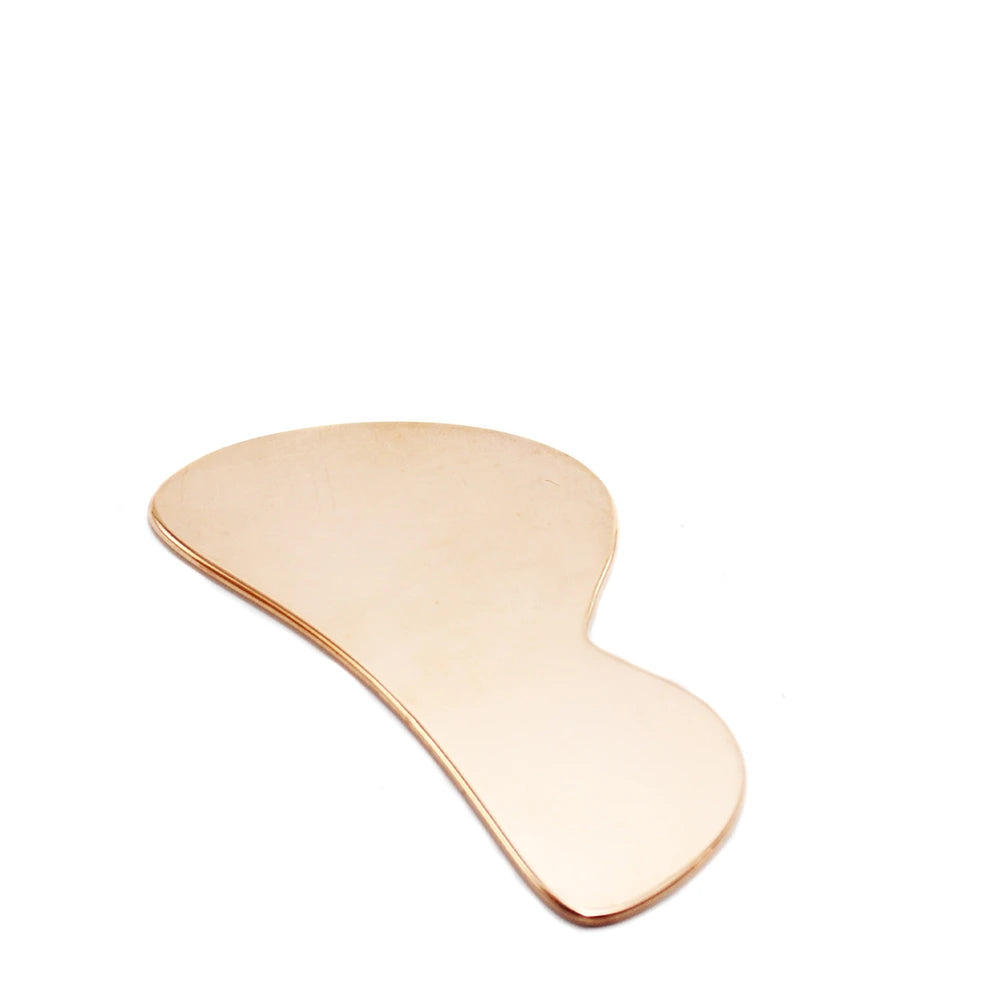 Gua Sha en Cuivre Ayurvédique en forme de B