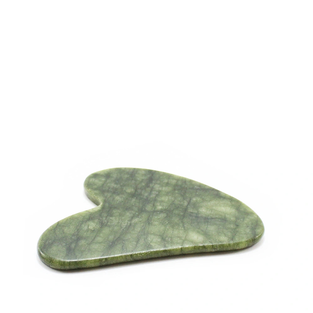 Heart Shaped Natural Jade Gua Sha