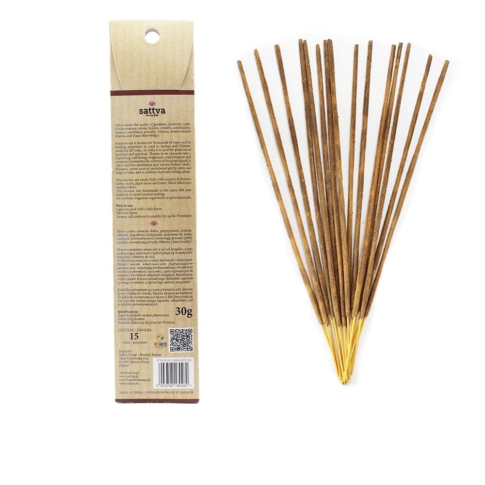 Natural Handmade Sandalwood Incense Sticks