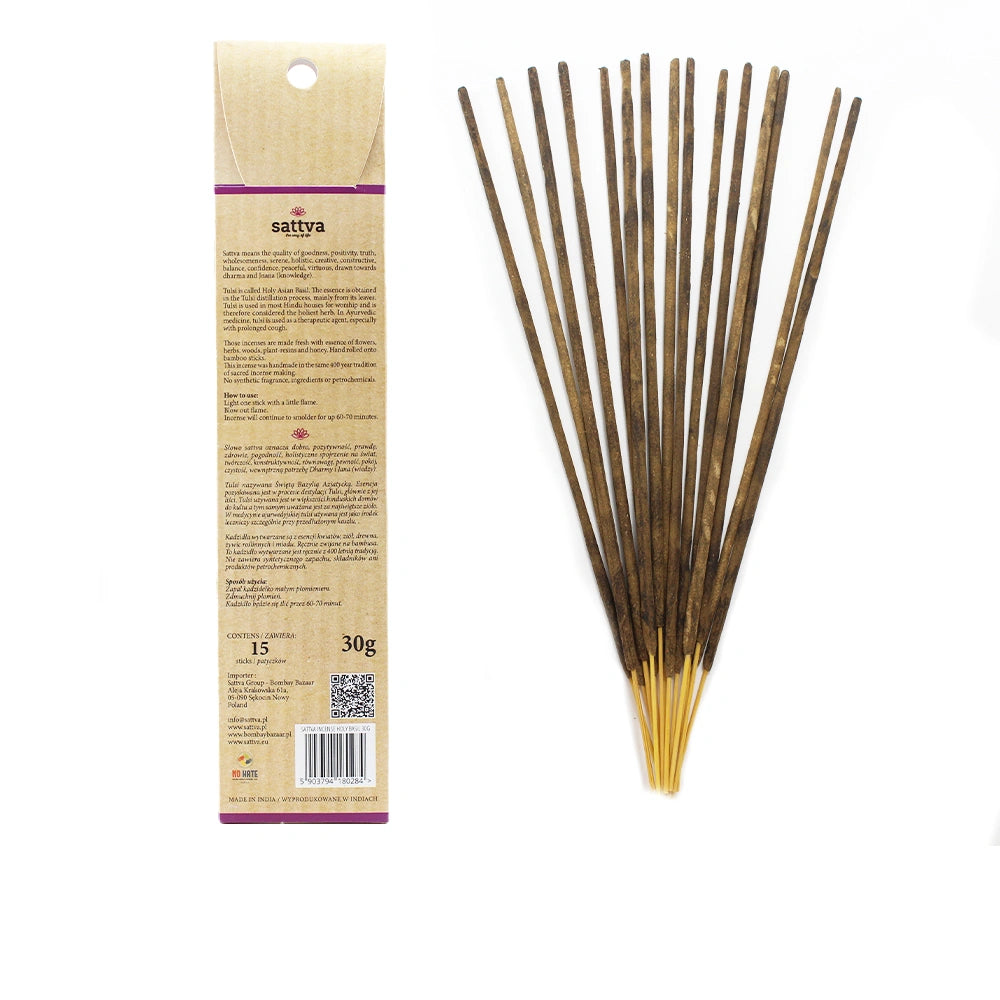 Natural Handmade Tulsi Incense Sticks