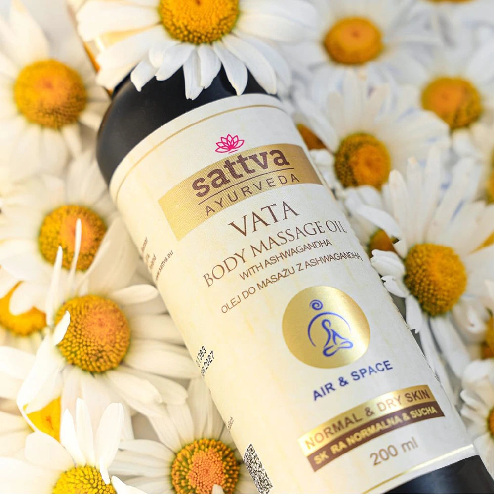 Ayurvedic Vata Body Massage Oil with Ashwagandha