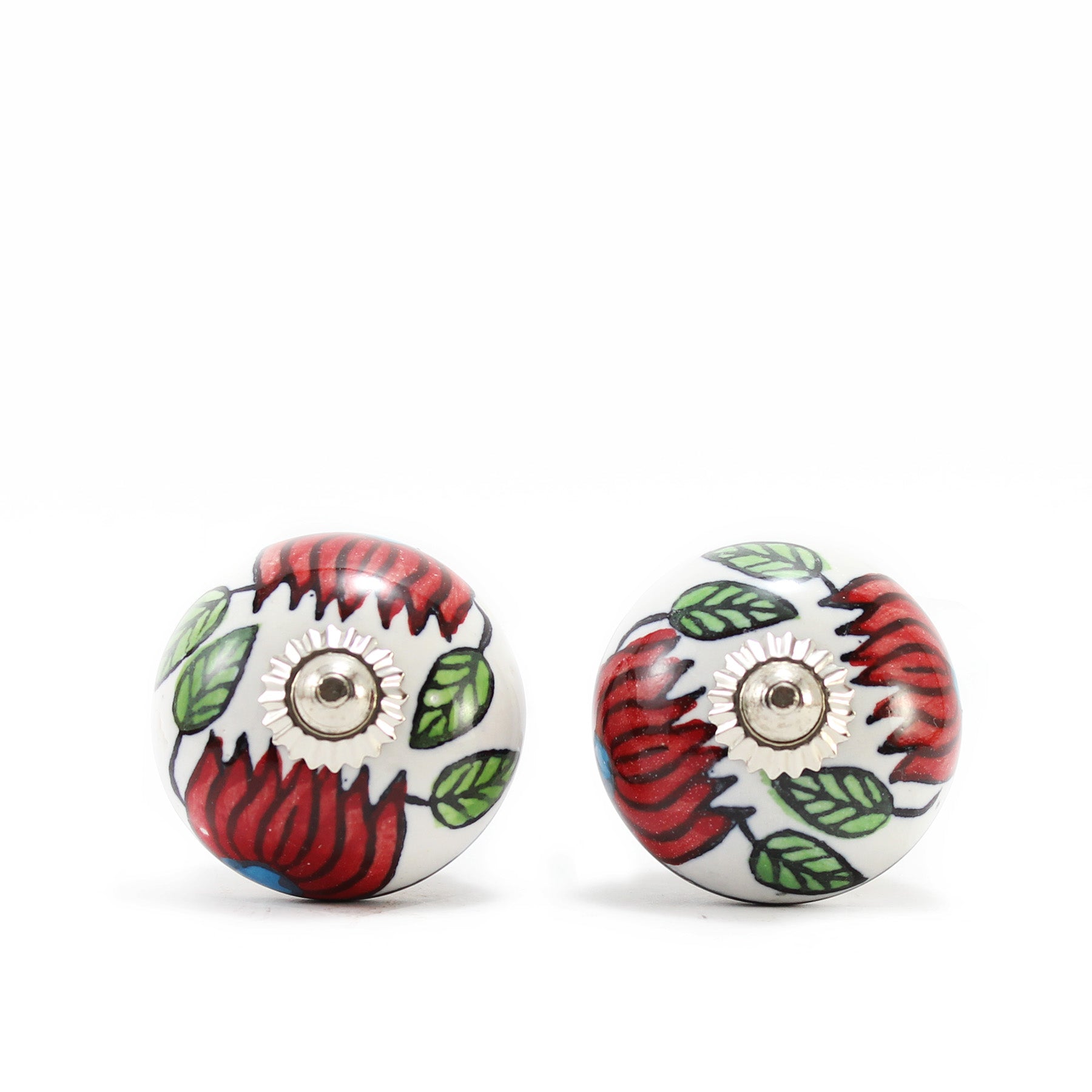 Hand Painted Ceramic Knobs XIV