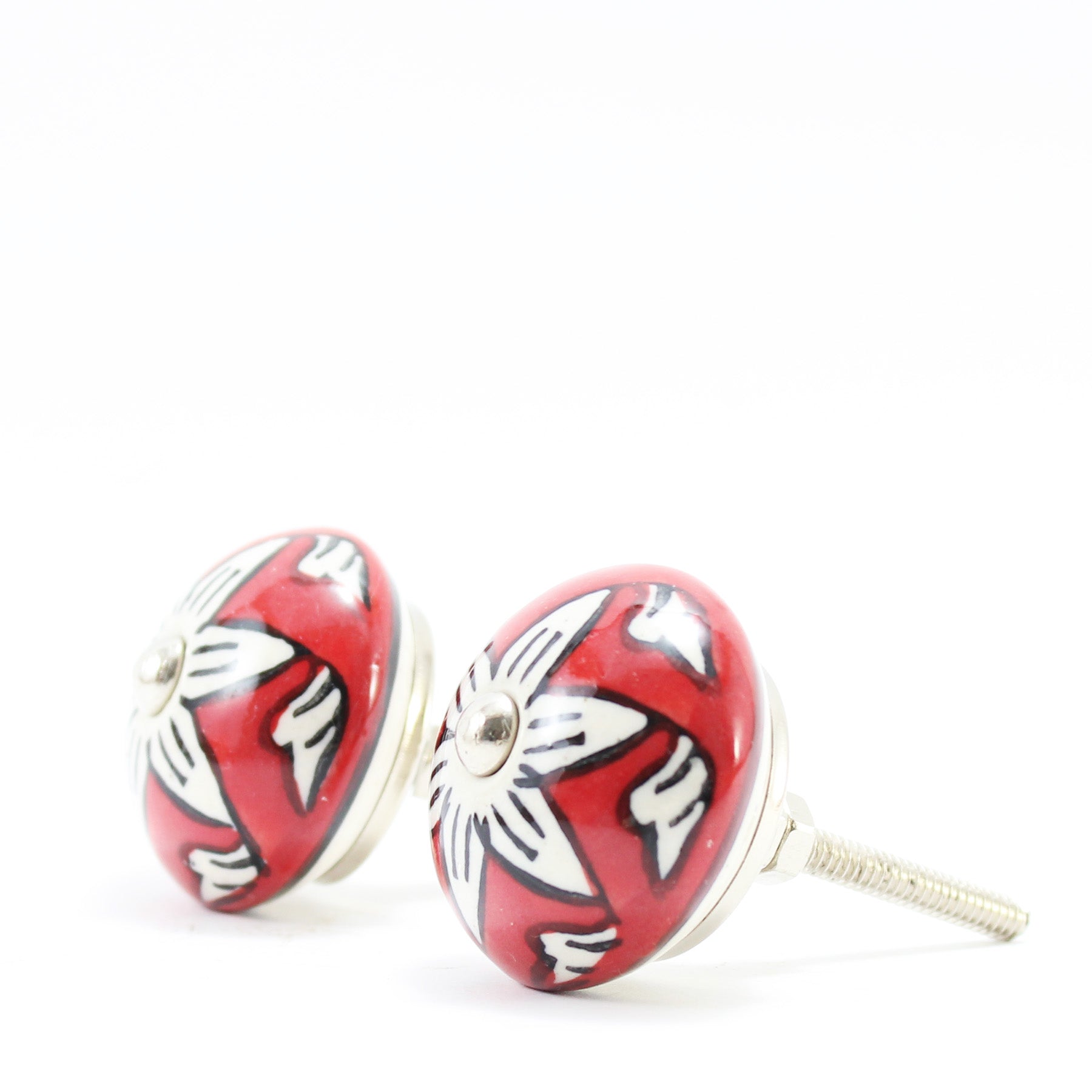 Hand Painted Ceramic Knobs XIII