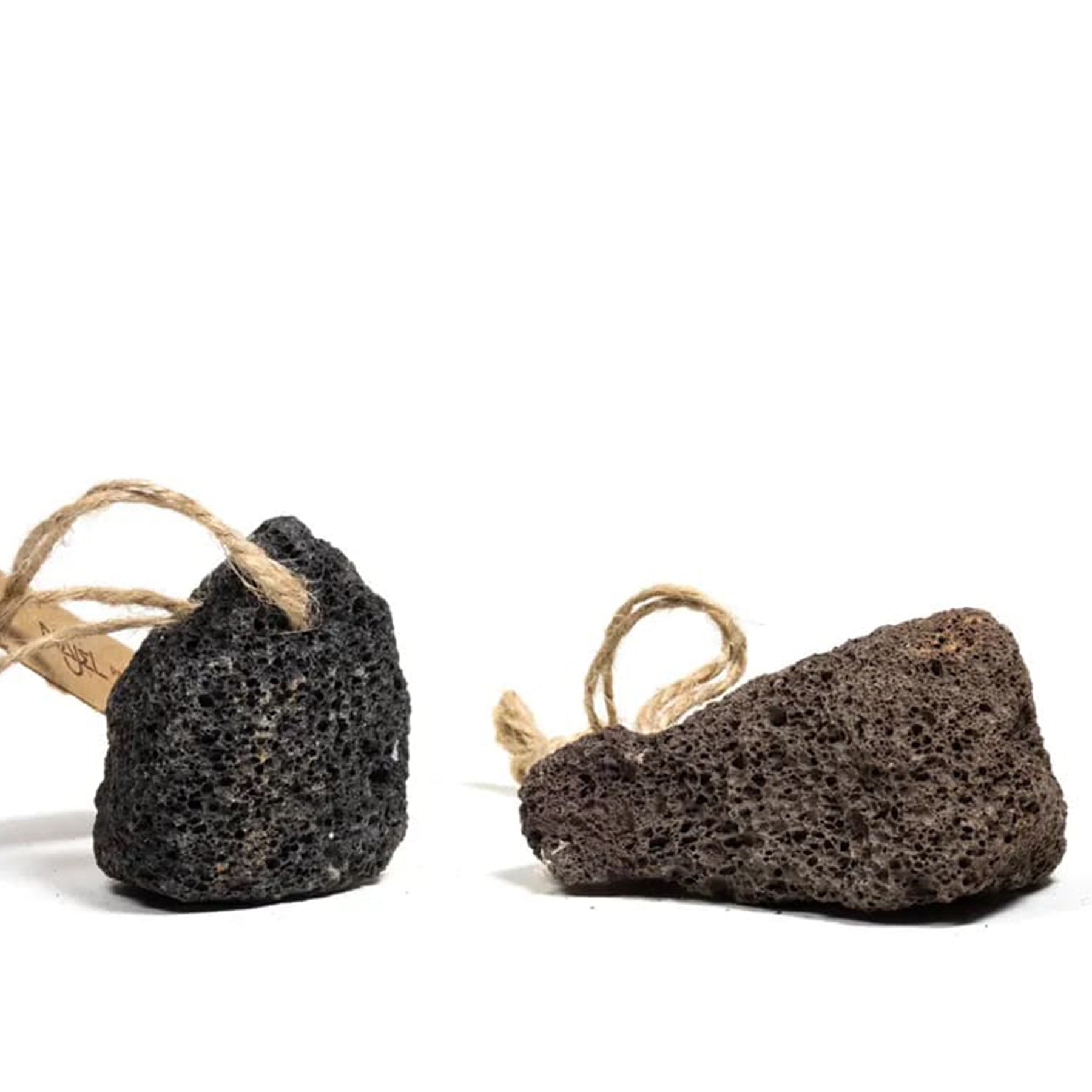 Pedra-pomes de Rocha Vulcânica natural com Cordão de Suspensão | Arogya Shop