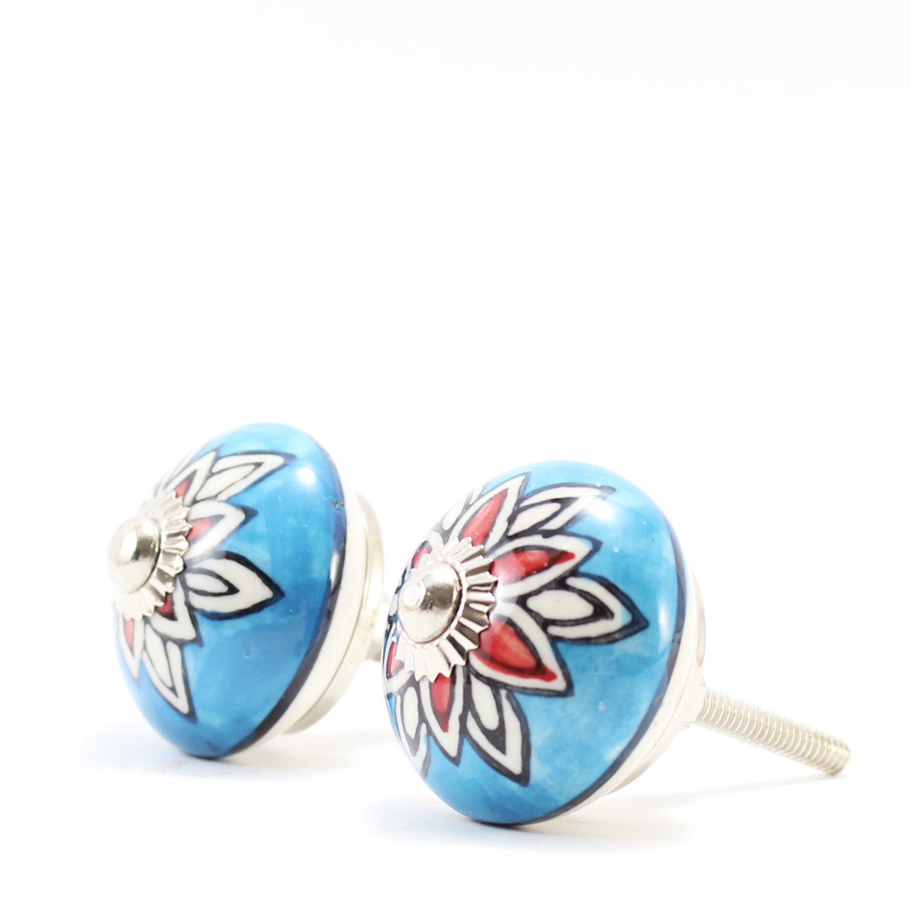 Hand Painted Ceramic Knobs XII